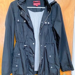 (3) Black Rain Jacket